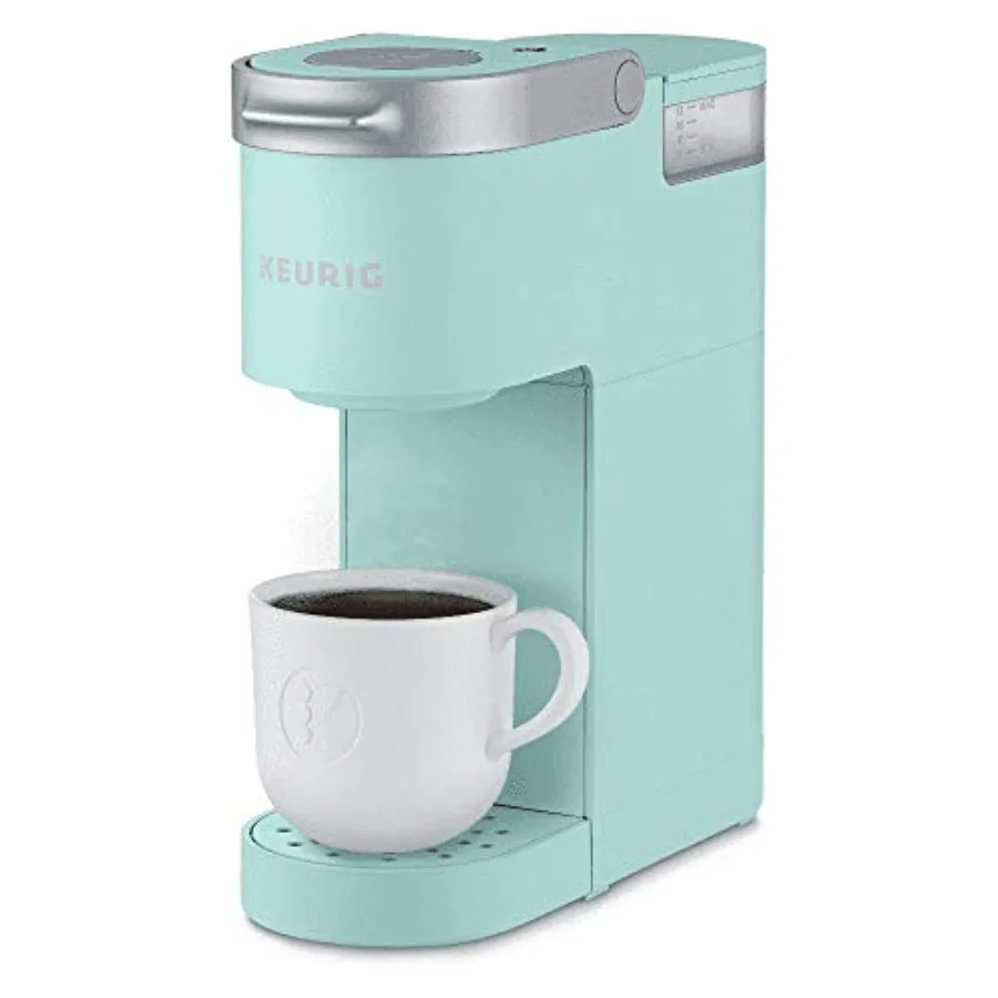 K-Mini Single Serve Coffee Maker Oasis for Home Use Stainless Steel Body White Color Compact Design with Quick Brew Technology