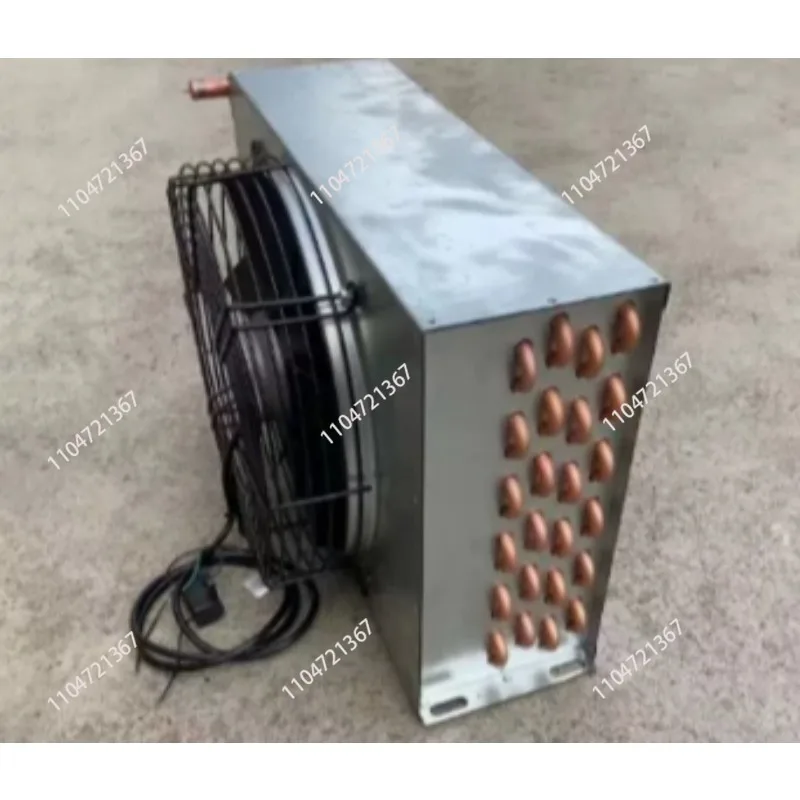 Hot Water Air Heat Exchanger with Fan | Copper-Aluminum Hydronic Heater Blower for Room/Garage Heating