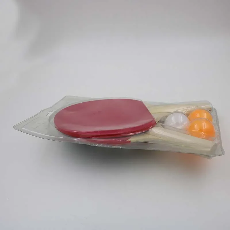 

Заводская цена на складе Ракетки для пинг-понга Прочные ракетки для настольного тенниса с 3 мячами 2 шт. Ракетки