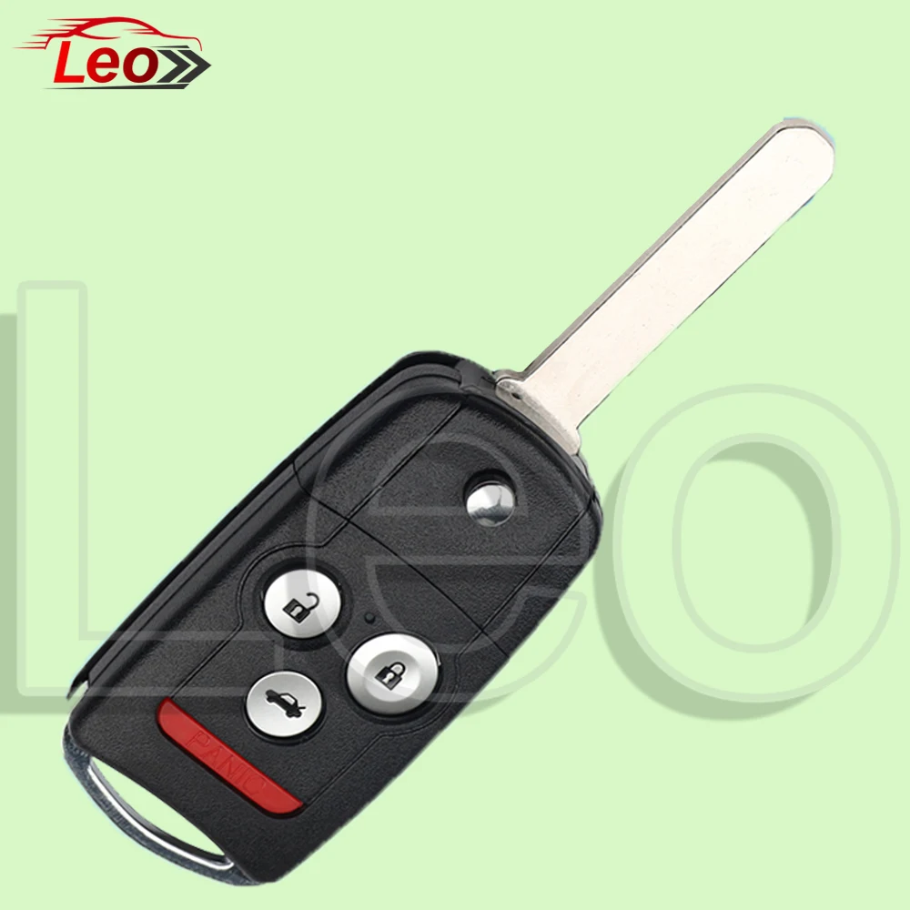 Leo N5F0602A1A/MLBHLIK-1T Chave remota flip para carro para Honda CRV ACURA MDX RDX ILX ZDX TSX TL 313,8 MHz ID: 46 CHIP