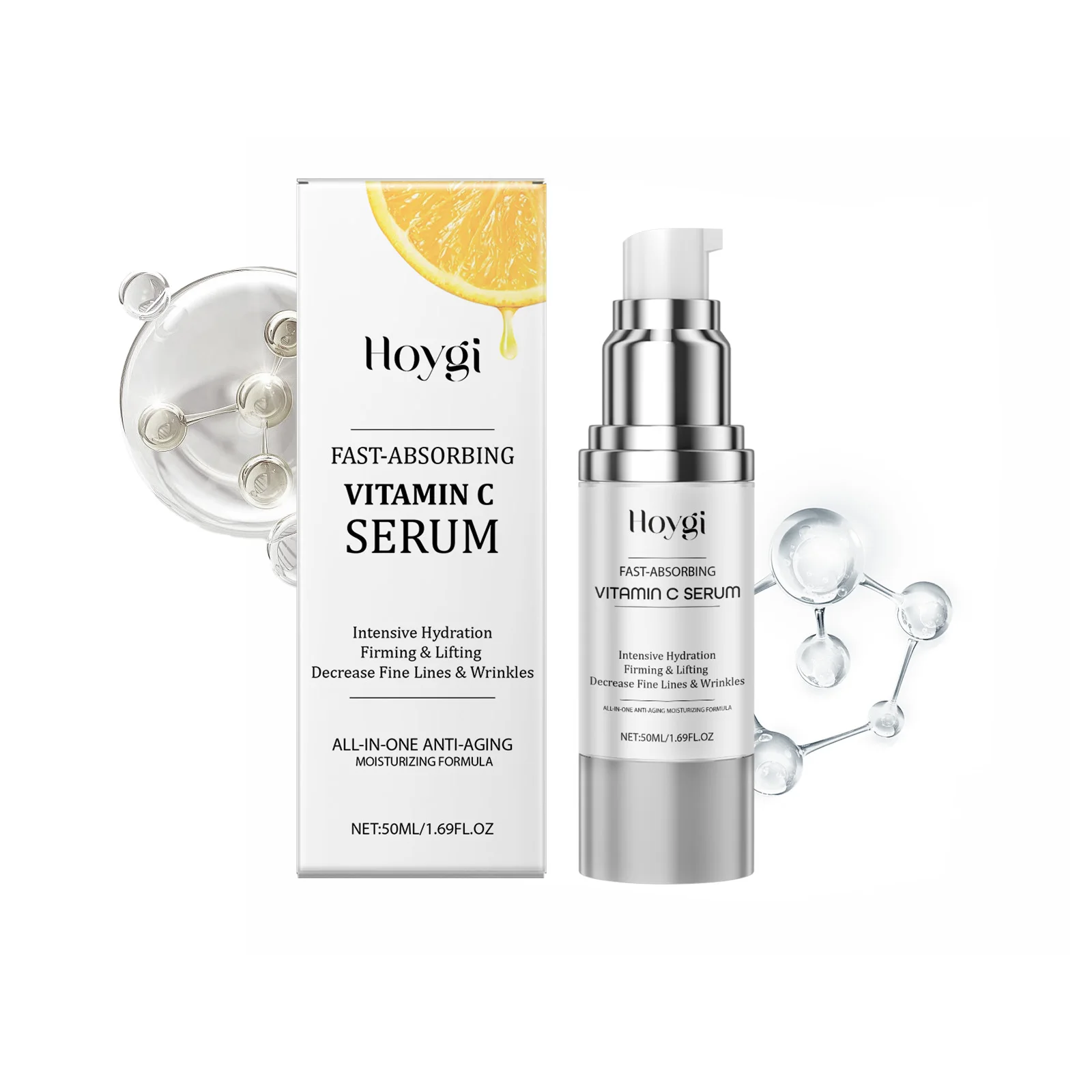 

Fast-Absorbing Vitamin C Serum - Intensive Hydration & Anti-Aging Treatment - Reduce Fine Lines