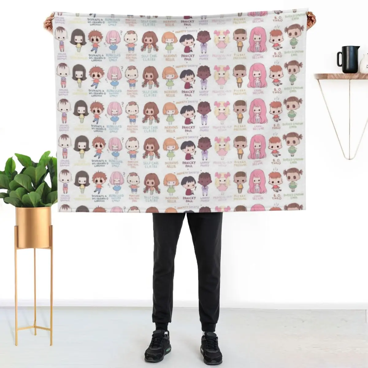 Mr. Frond's Therapy Dolls Throw Blanket Summer Beddings Luxury St heavy to sleep Custom Nap christmas decoration Blankets
