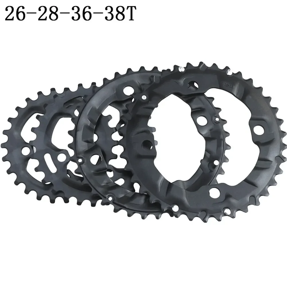 104BCD Bicycle Round Narrow Wide Chainring MTB Mountain Bike 104BCD 26T 28T 36T 38T Crankset Single Tooth Chain Wheel Plate