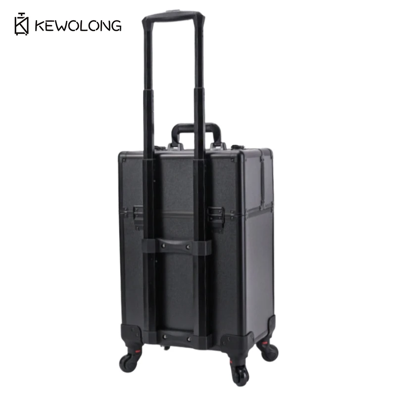 Rolling Makeup Case for Artists, Large Capacity Multi-layer Cosmetic Trolley for Tattoo Nail Eyebrow, Fast Shipping