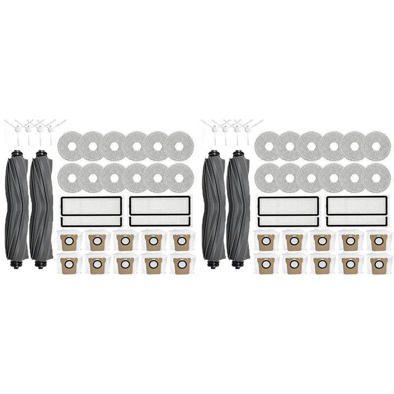 

M10K 2Set For Dreame L10S Ultra / S10 Pro XIAOMI Mijia Omni 1S B101CN Robot X10+ Robot Vacuum Main Side Brush Filter Mop