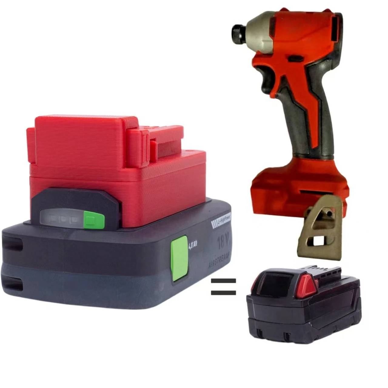 for Festool 18v Batteries Adapter to For Dewalt for Makita for Milwaukee for BOSCH 18v Batteries Tool Adapter