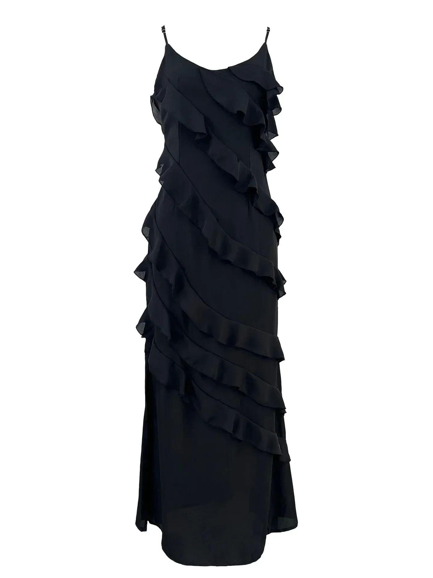 nieuwe 2026 vrouwen ruches chiffon maxi jurk backless split sexy prom jurk rode lange zomer bruiloft jurk elegante vestidos