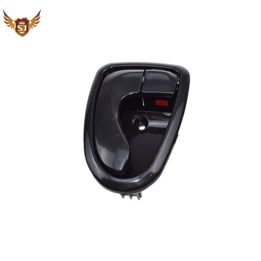 Poignée de porte intérieure lisse noire, gauche ou droite, adaptée pour Hyundi Accent Verna 2000-2006
