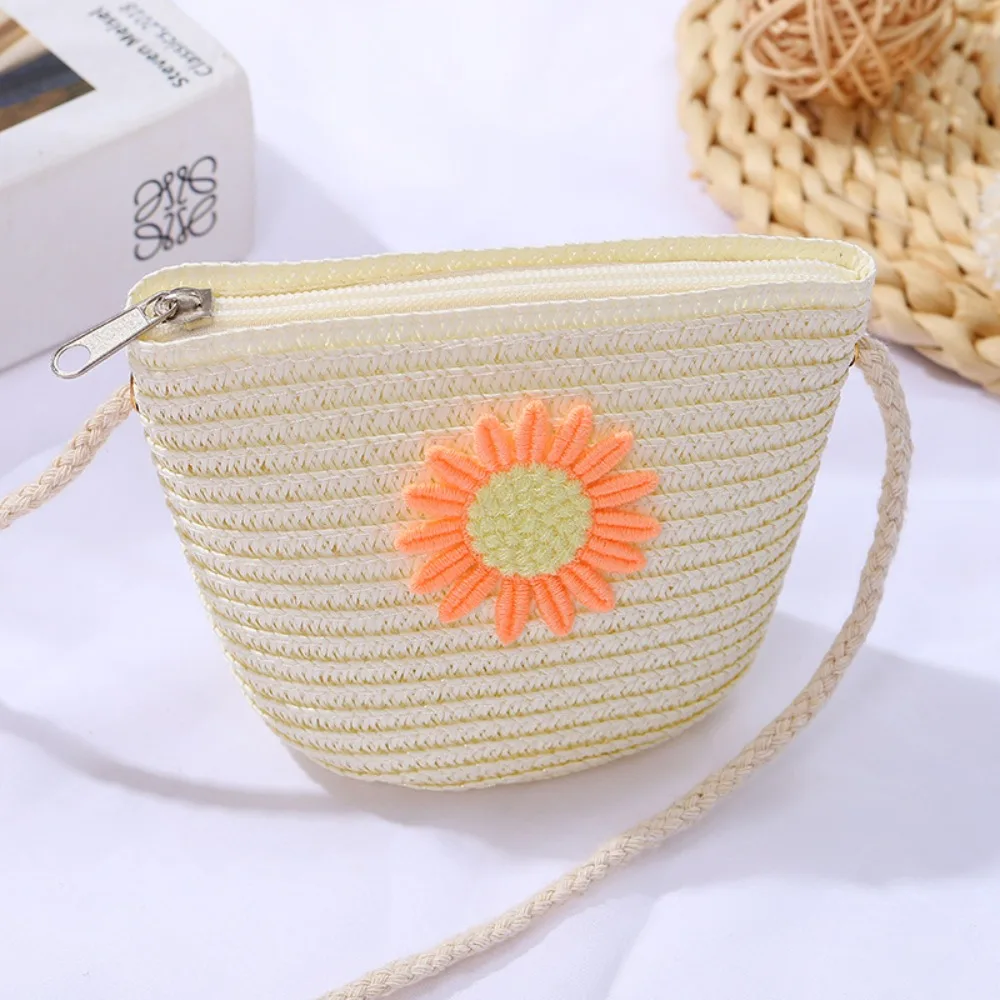 

Coin Purse Woven Straw Bag Shell Shape Handmade Straw Handbag Handbag Women Girl