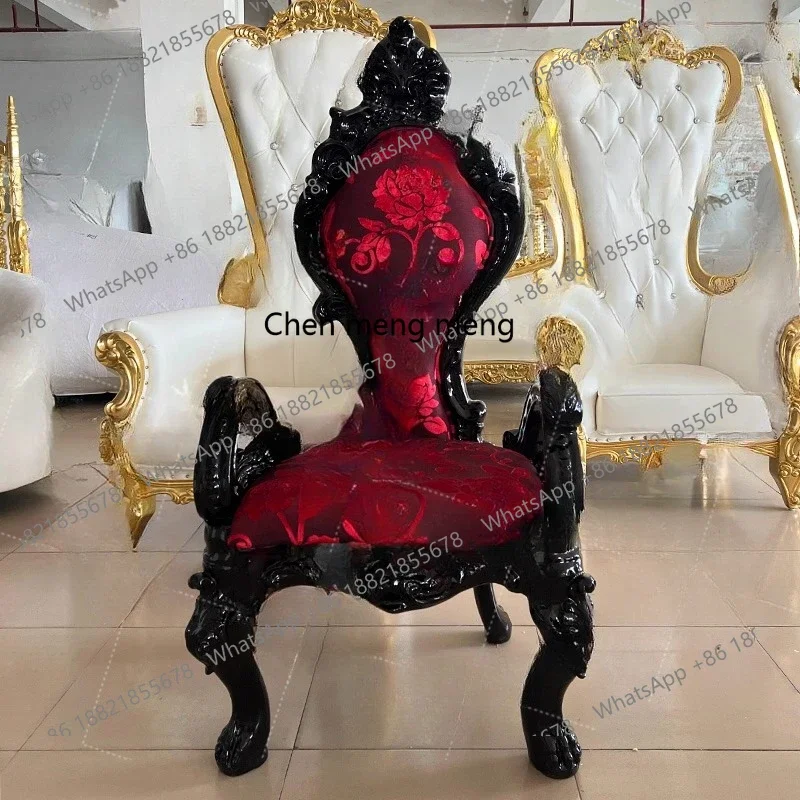 X New model, hotel clubhouse high-end armchair decorative high-back table and chair combination