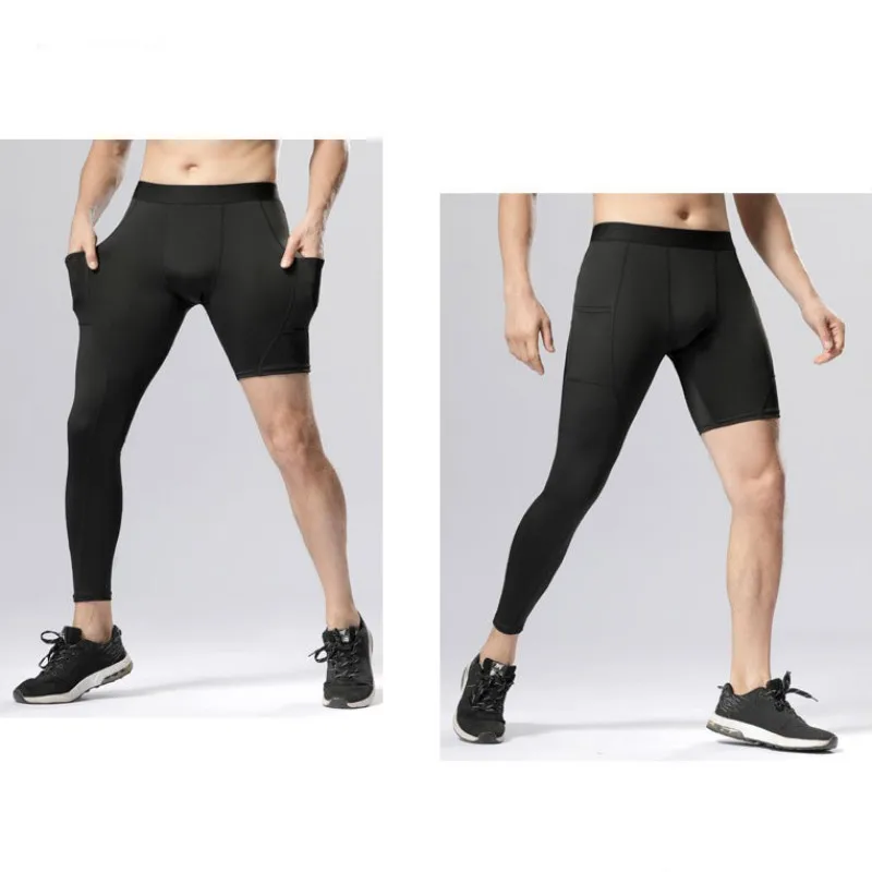 

Men's Compression Pants Running Sports Quick Dry Tight Leggings Workout Training Jogging Trousers High Elasticity Sweatpants