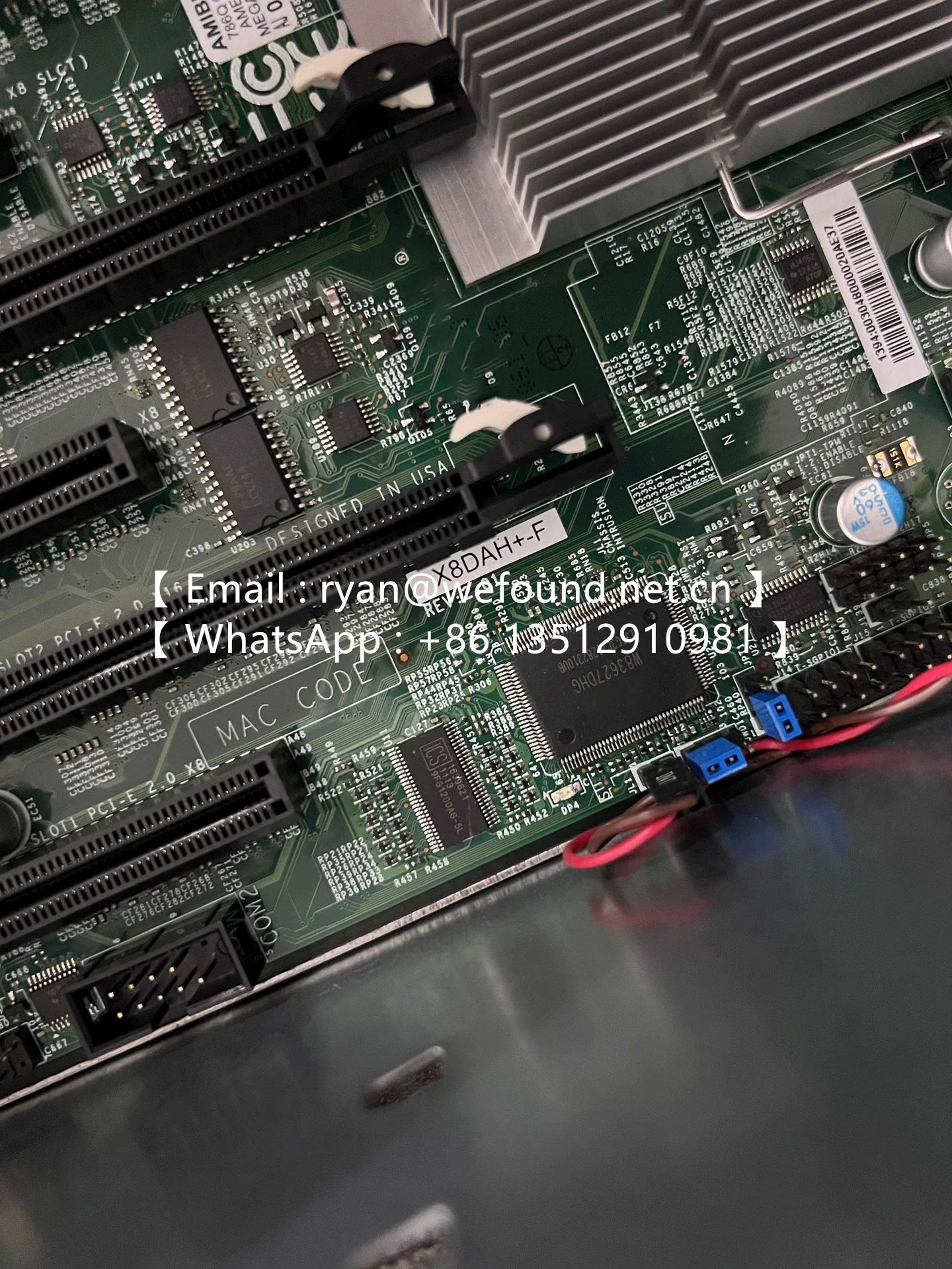 X8DAH+-F X8SAX server motherboard