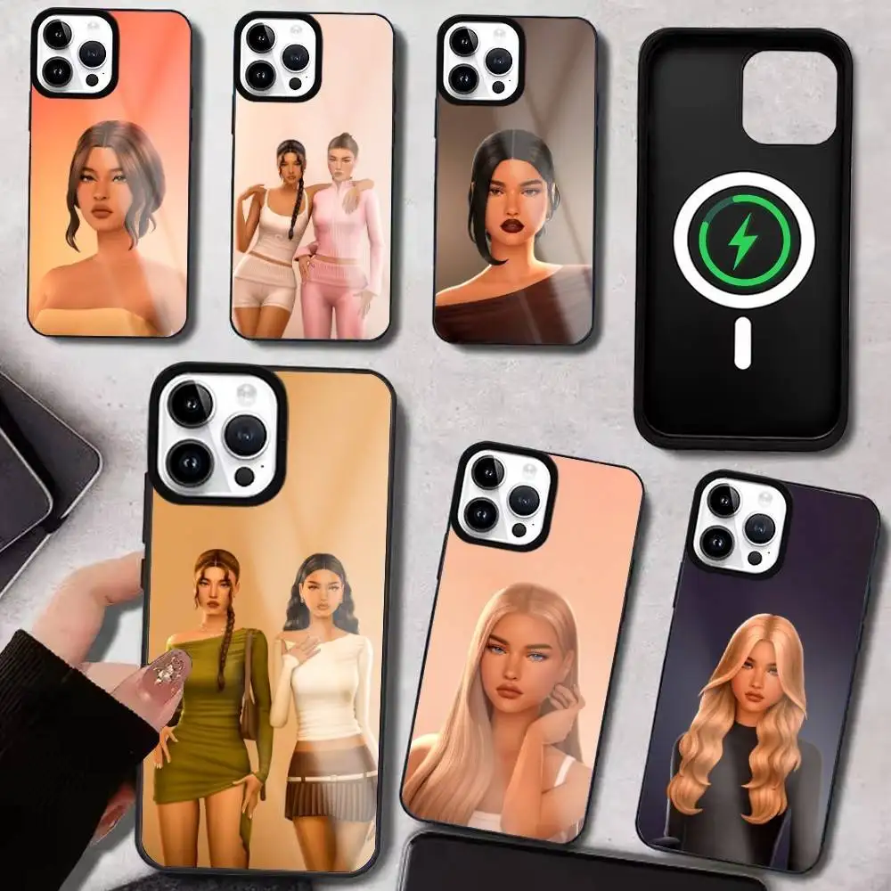 T-The Game S-Sims Phone Case For iPhone17,16,15,14,13,12,11 Plus,Pro Max For Magsafe Wireless Charging