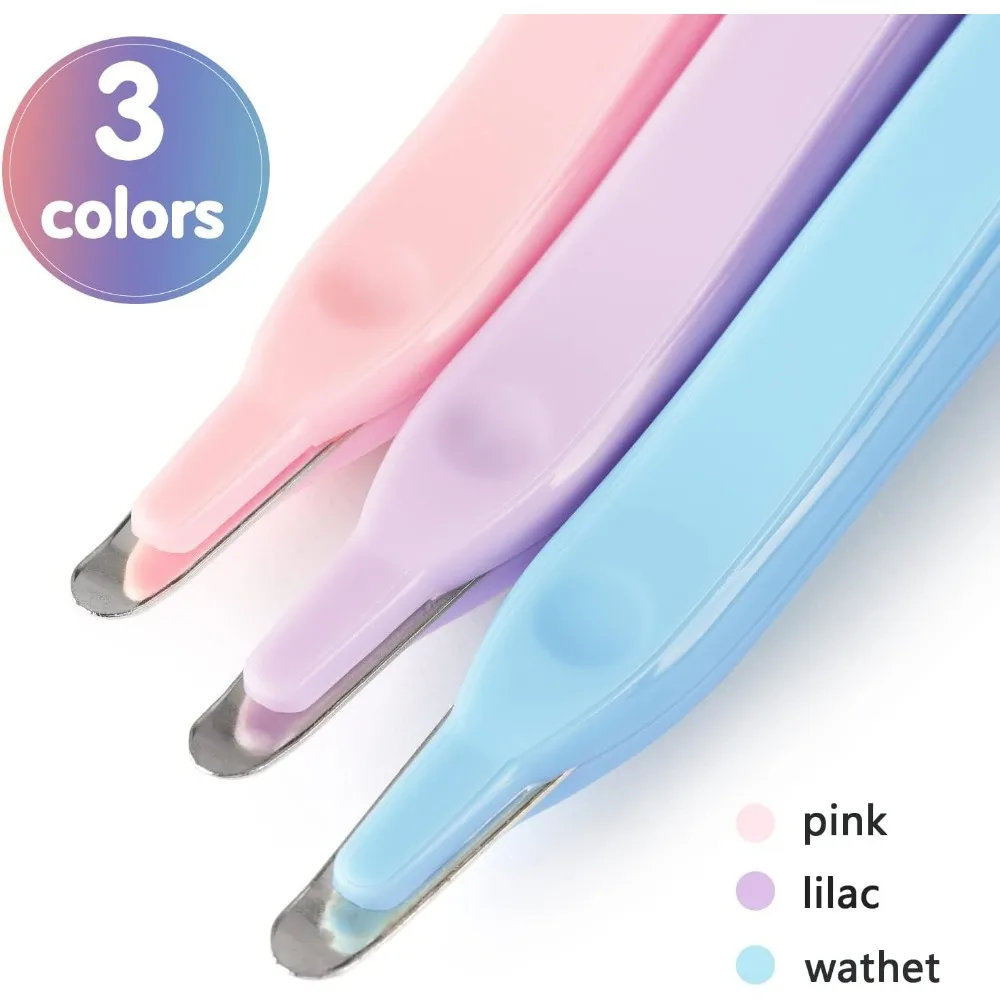 3 PCS Professional Magnetic Staple Remover Puller Rubberized Staples Remover Staple Removal Tool for School Office Home