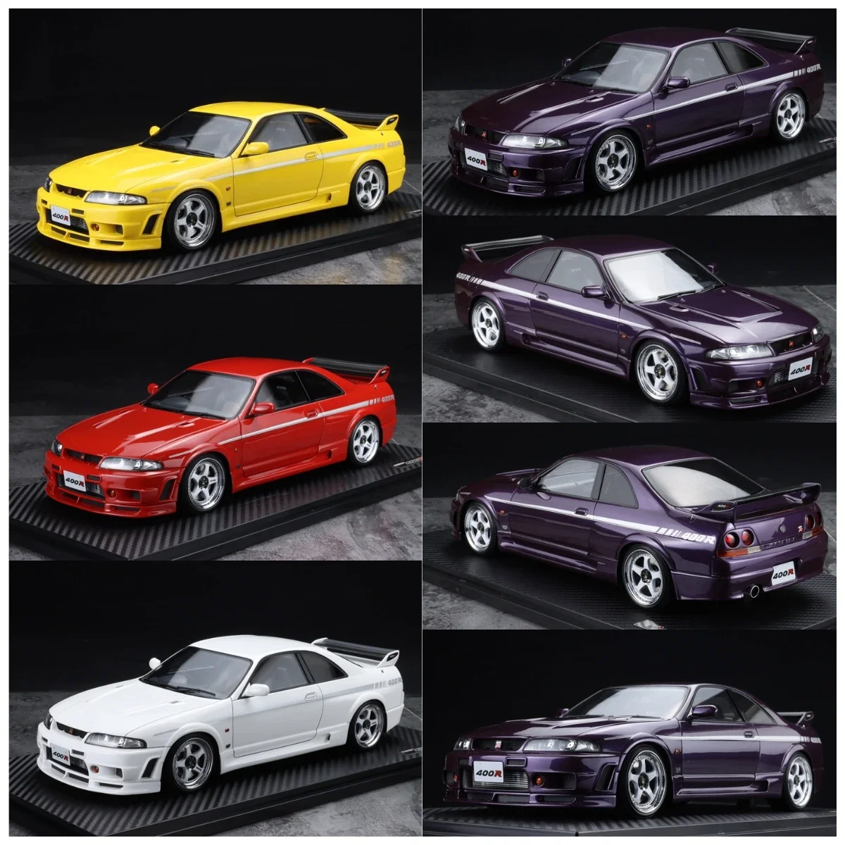 

IG Ignition 1:18 R33 400R GTR JDM Limited Edition Resin Metal Model Ornament Toy Birthday Gift