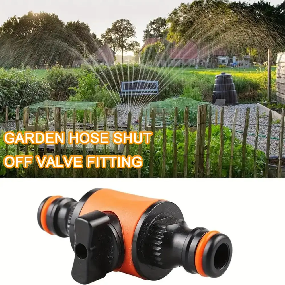 

Garden Hose Shut Off Two-way Plastic Tubing Tap Irrigation 8.5x4.5x4cm Fitting Joint Watering Adapter Connector Quick Q7e0