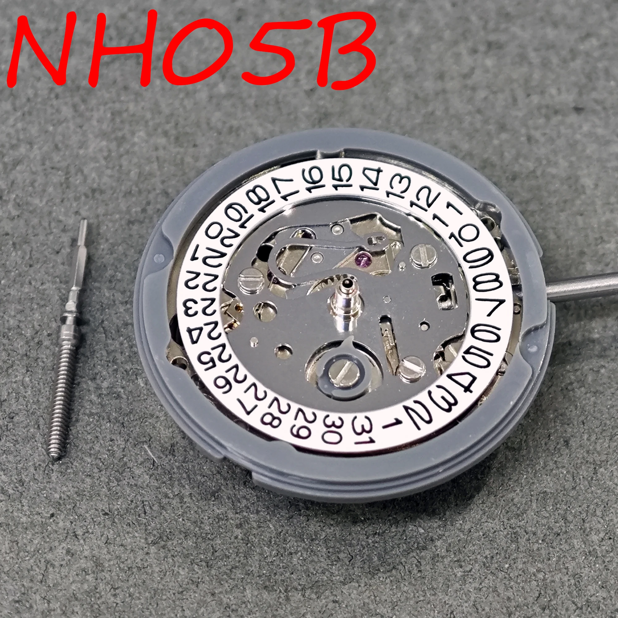 Accesorios de reloj de movimiento NH05 Original japonés nuevo NH05B movimiento mecánico completamente automático calendario único para mujer