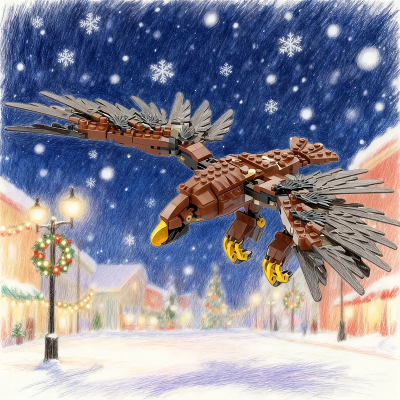 

436pcs MOC Gwahir Hobbit Lord Rings The Model Building Blocks Creative DIY Gift Display Decor Assemble Premium Adult Kids Desk