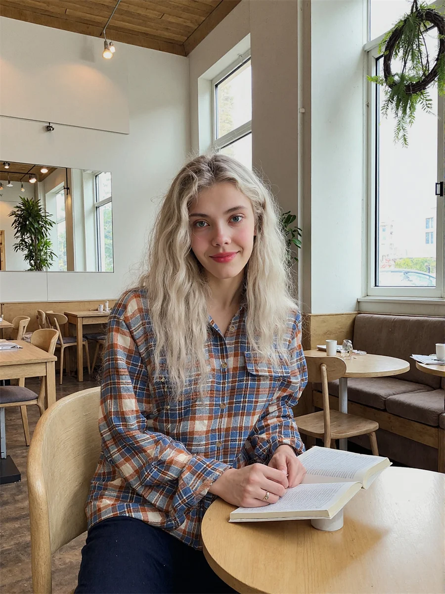 قمصان نسائية واحدة الصدر على الطراز الكوري بفتحة خلفية تصميم مثير بأزرار أمامية كاجوال بسيطة أساسية بلوزات علوية للسيدات #2