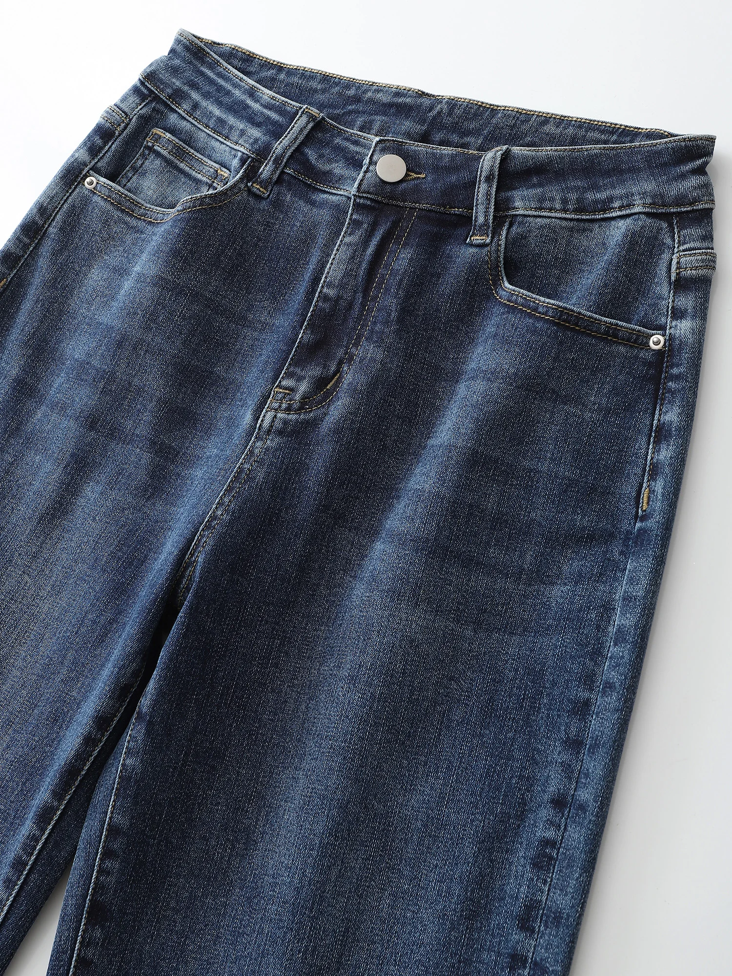 Plus Size Women Jeans Wide Leg Women Jeans Autumn Straight Lady Loose Large Size Jeans 175cms Lady Women Jeans 2023 Full Length