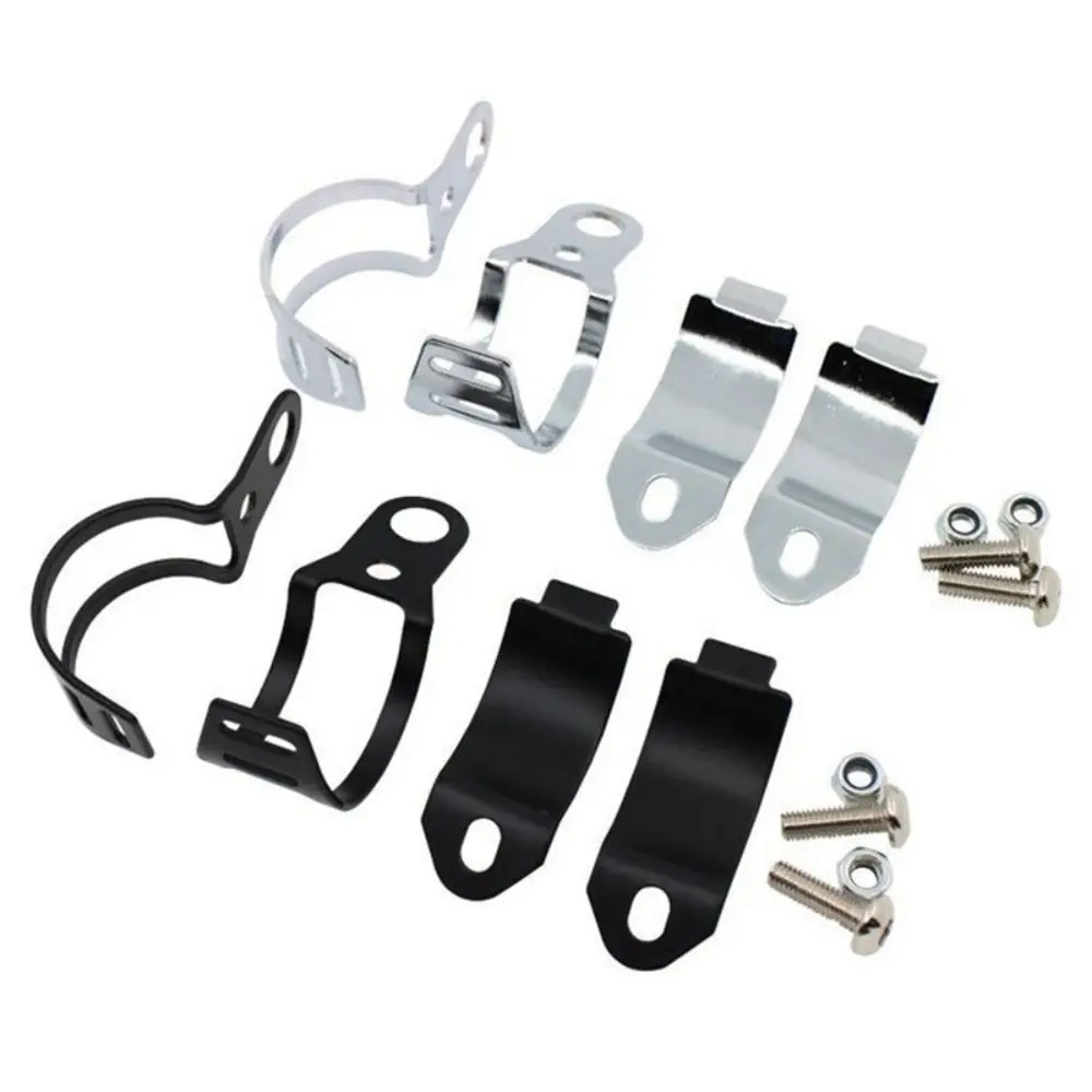 30mm-43mm Motorcycle Signal Light Stand Metal Adjustable Motorbike Fork Clamps Universal Light Mount Bracket