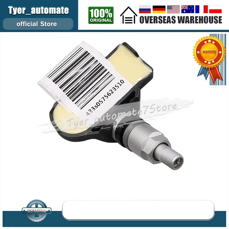 Para Volkswagen CC Passat Passat CC Tiguan 4 Uds Sensor de monitoreo de presión de neumáticos TPMS 433MHz 3AA907275B 3AA907275D 3AA907275