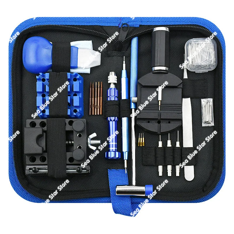 New watch repair kit set 187-piece watch repair tool removal  chain, watch back cover group