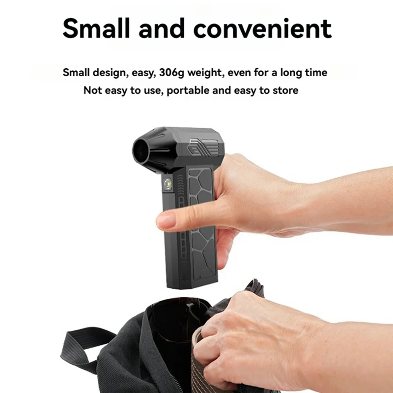 Y17A Powerful Turbo Blower Fan High-Speed Wind Turbine Blower 130000 RPM 3 Adjustable Speed Air Duster For Car Computer Keyboard