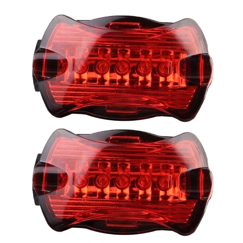 

2Pcs Waterproof Safety Warning Light Safety Night Cyclings Bikes Rear Light