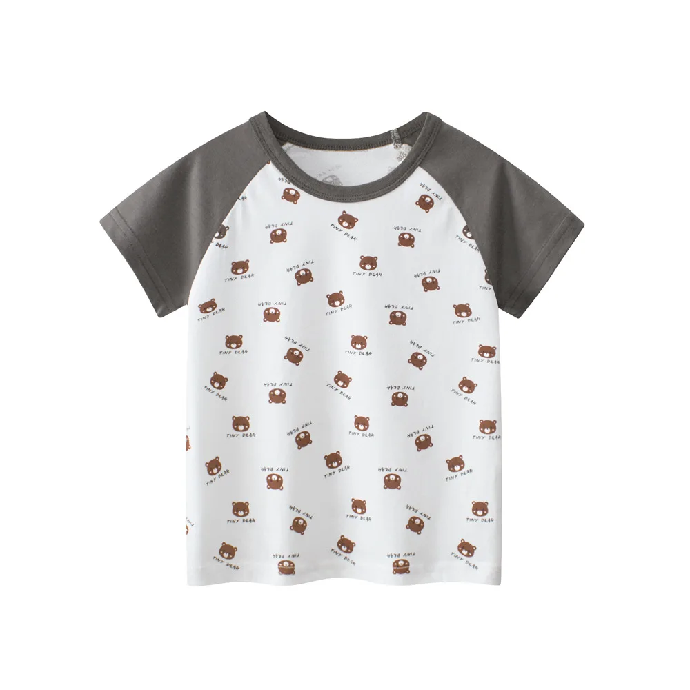 Children's clothing, new summer products, children's short sleeved T-shirts, boys and babies clothing