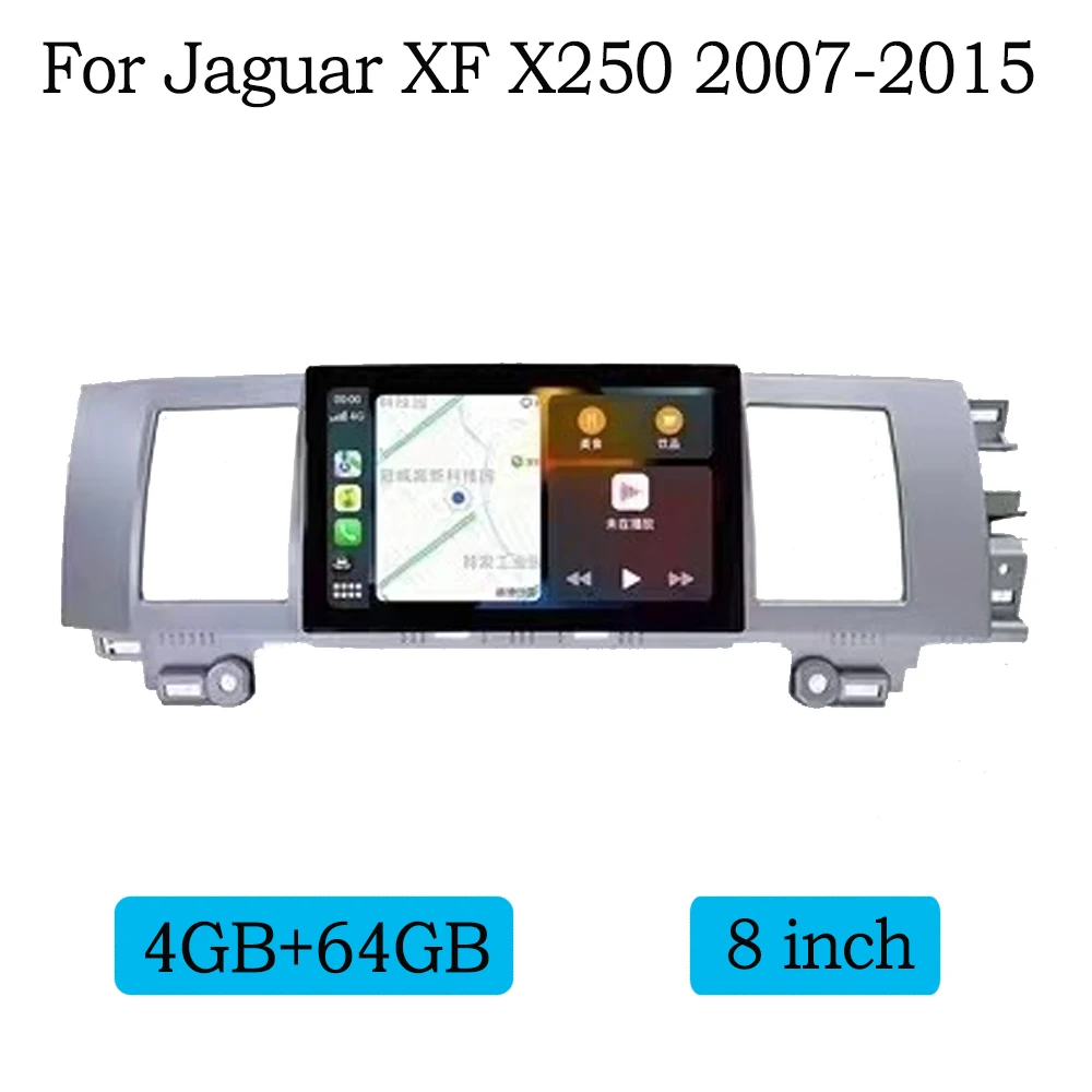 

Android For Jaguar XF X250 2008-2015 Car Radio Stereo Multimedia Player Navigation GPS WIFI Carplay 4G LET BT No 2din 2din DVD