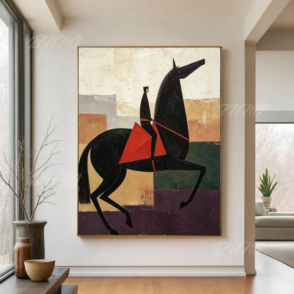 dipinto-a-olio-astratto-100-fatto-a-mano-originale-cubista-raffigurante-un-cavaliere-arte-moderna-su-tela-senza-cornice-per-la-decorazione-di-soggiorno-e-camera-da-letto