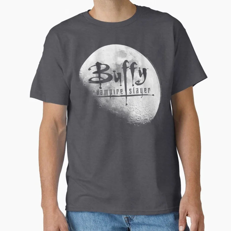 Vintage scary film The Buffy Vampire Slayer horror movies Classic T-shirt for men Large size Adult Tops S-6xl