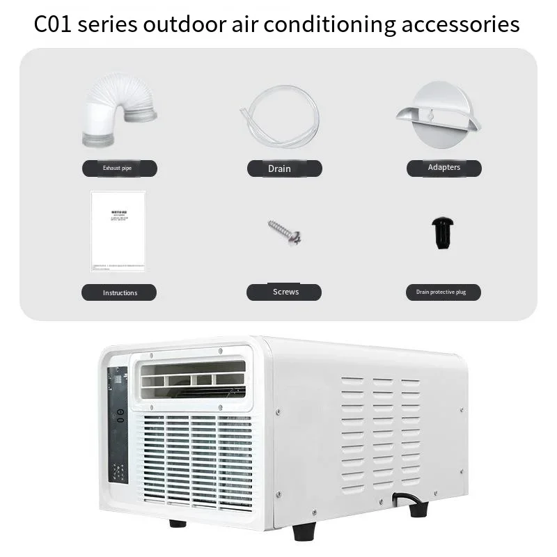 Portable Mobile Air Conditioning Upgrade 550W Refrigeration Outdoor Camping Tent Small Air Conditioning