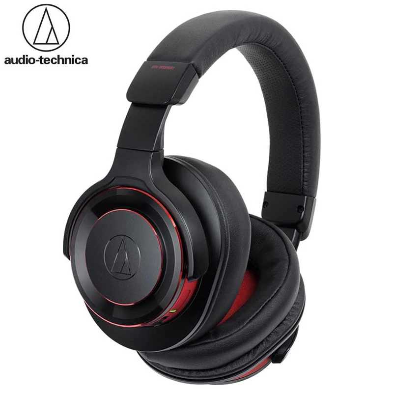 Audio Technica ATH-WS990BT ultra-long endurance noise reduction bass wireless Bluetooth headset outdoor sports For Listen music