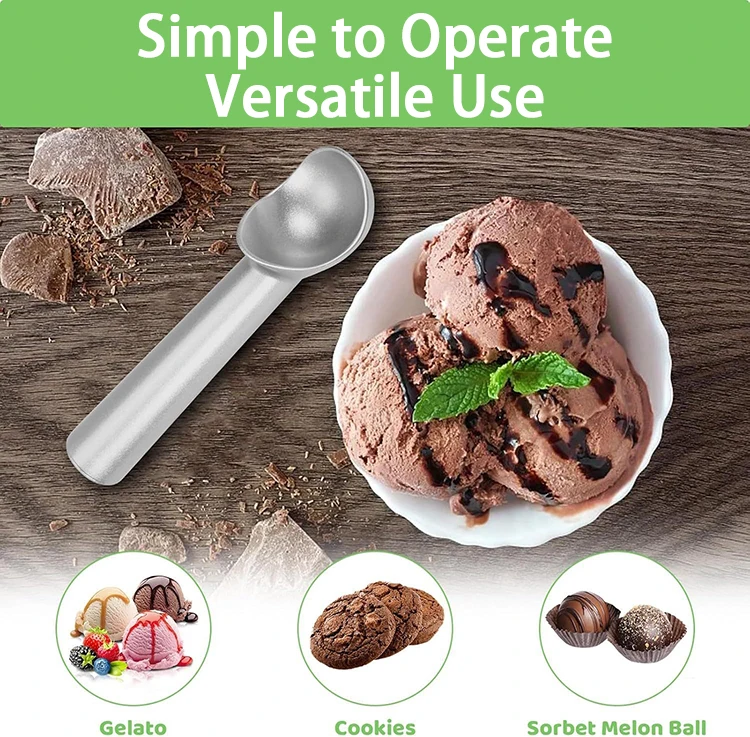 Eisportionierer, Löffel für Eiscreme, multifunktionale Obstschaufel, Eislöffel BJL002 – Detail 5
