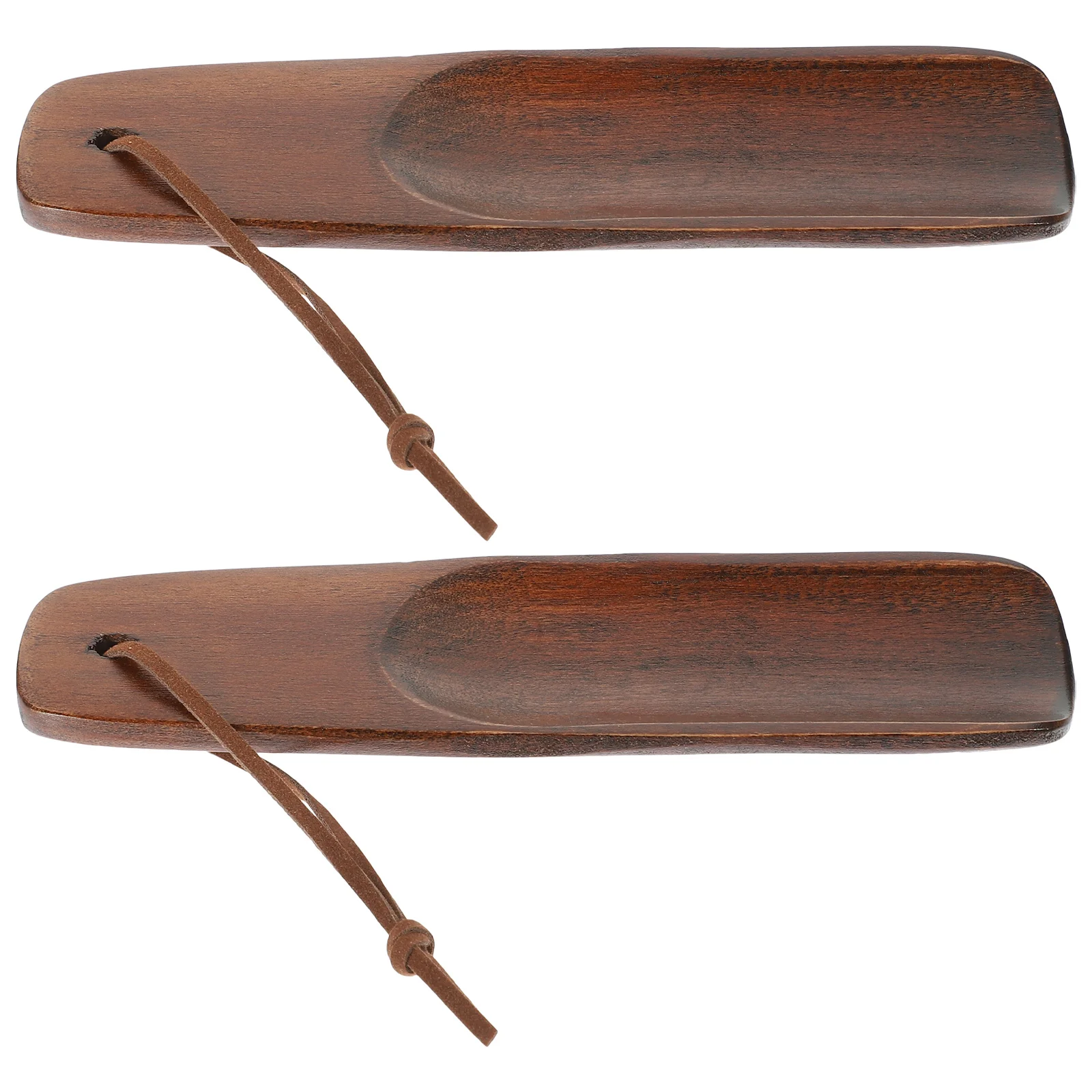 

2Pcs Shoehorns Practical Wooden Shoe Lifters Natural Color Convenient Shoe Lifting Tools Portable Durable Household Shoehorns