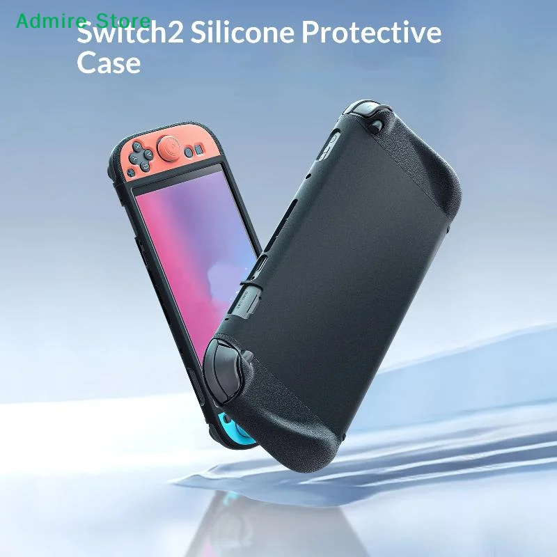 Silicone Protective Case For Switch 2 Game Console, Split-type Console Soft Case, Switch 2 Machine Anti-drop Case Accessory