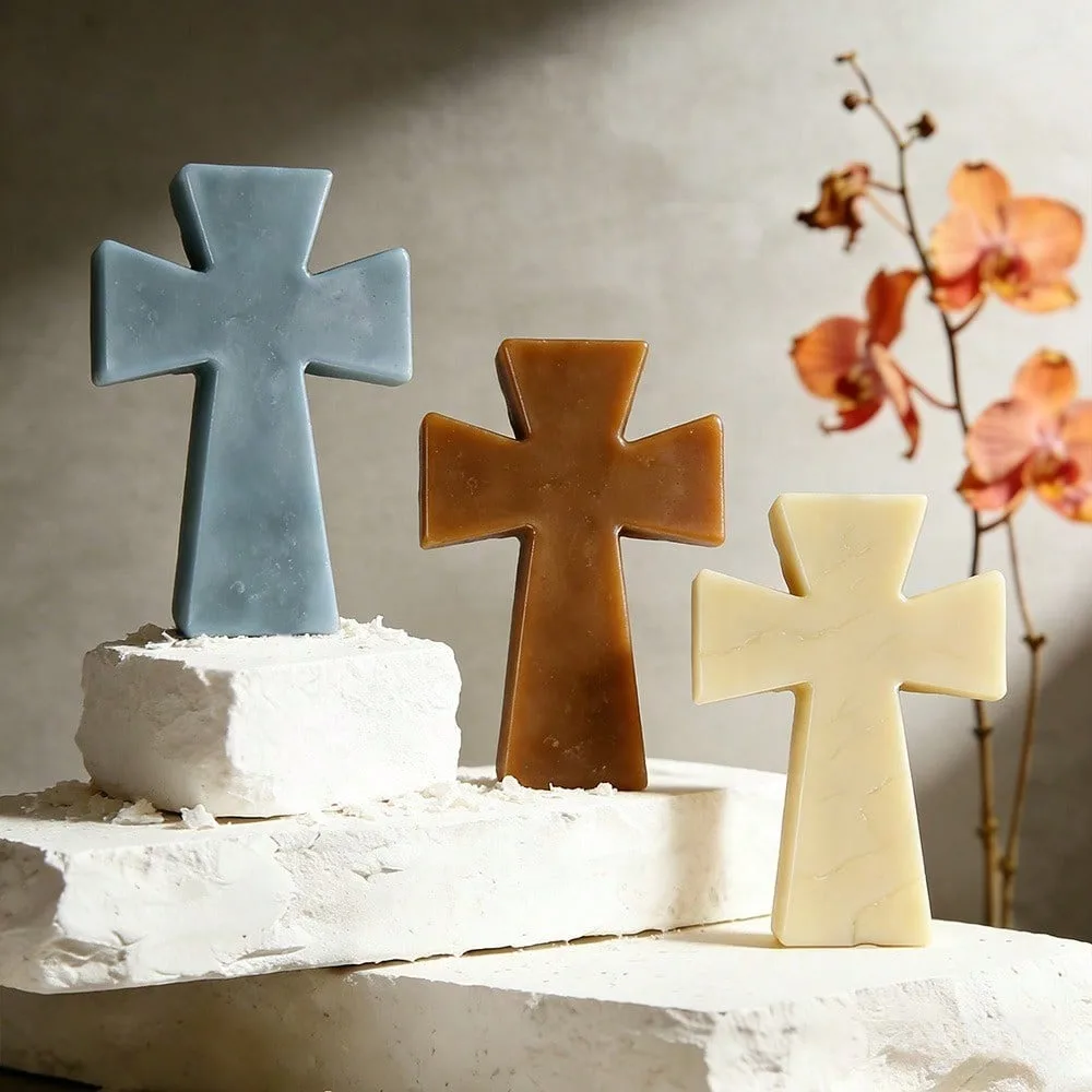 3D Cross Silicone Mold Geometric Shape Candle Soap Mould DIY Epoxy Resin Clay Making Mold Home Decor Handcraft Souvenir Gift