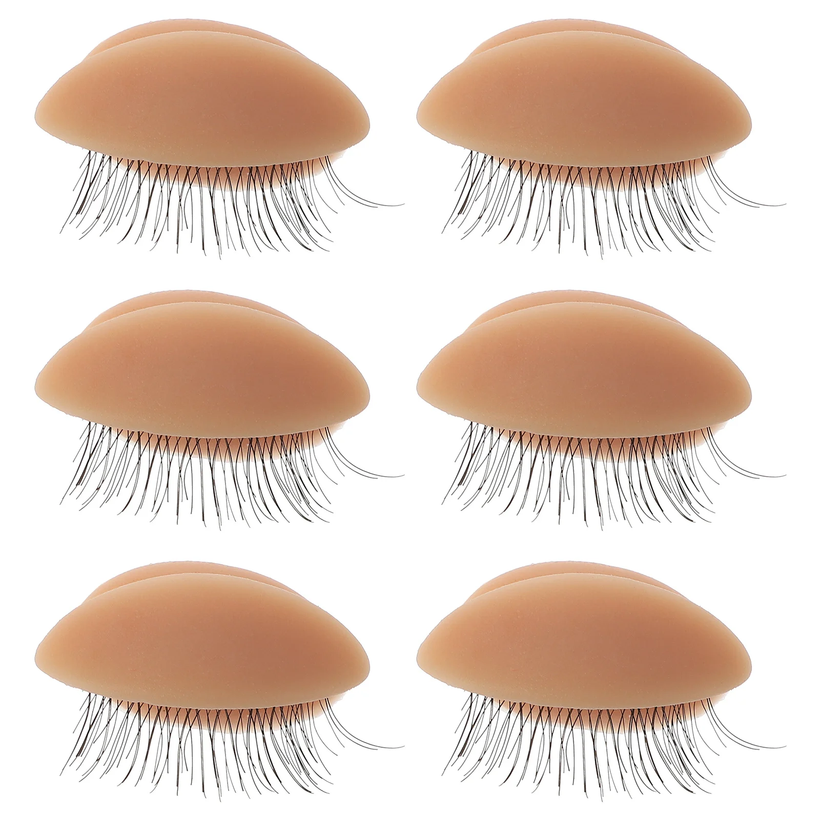 لاش تمديد ممارسة رئيس سيليكون استبدال الجفون لمجموعة تدريب ماكياج الجفون قالب لاش ممارسة أداة #3