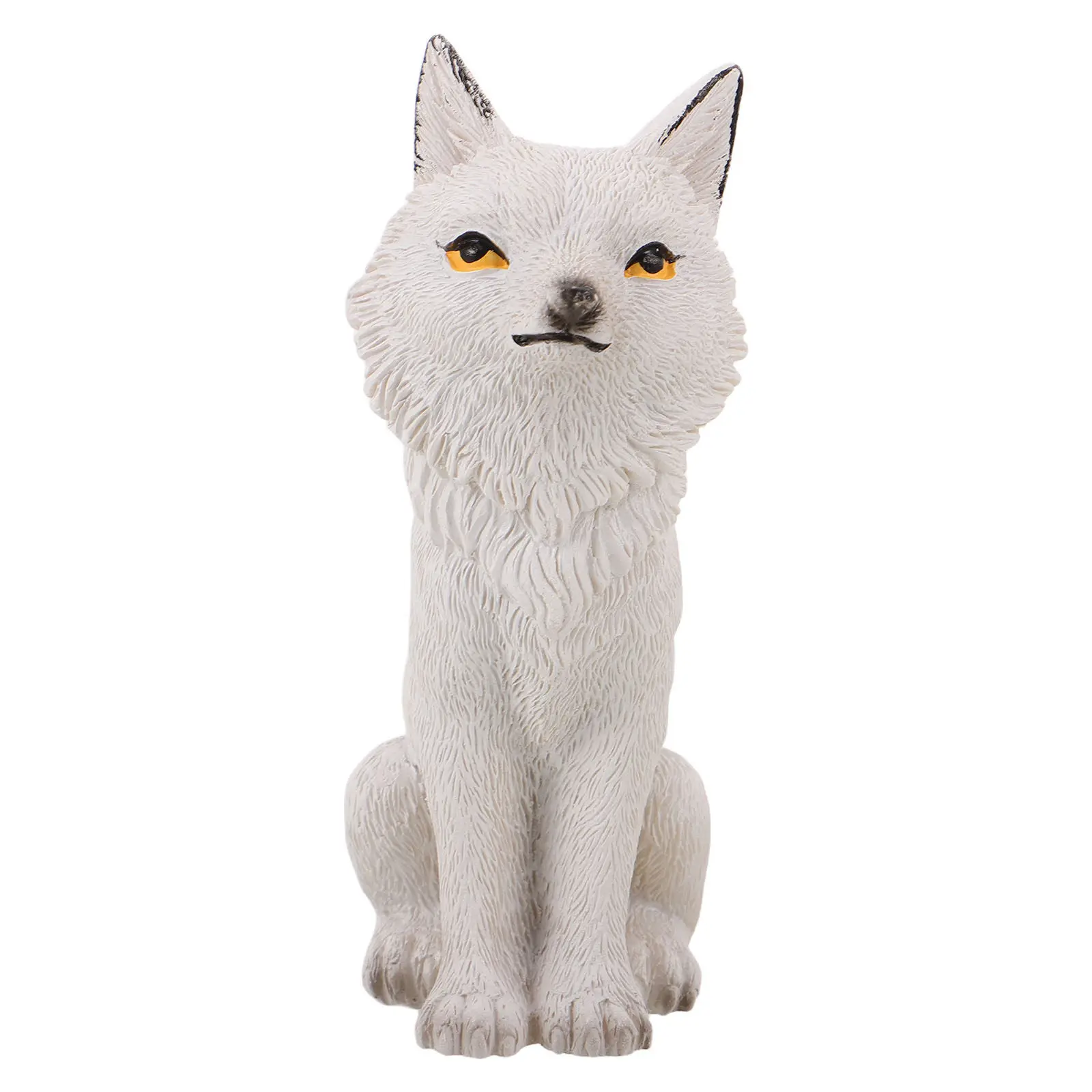 Mini Resin Fox Sculpture Garden Bonsai Pot Fairy Landscape Outdoor Micro Scene Decorative Ornament