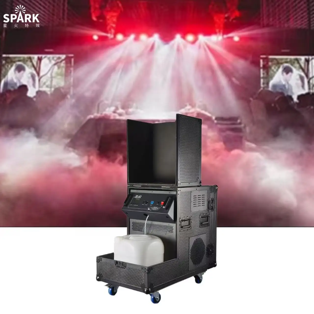 

SP непромокаемый дизайн, концерт, большой бар, Aurora Borealis, космический туннель, уличная дымовая машина, 4000 Вт, высокая мощность