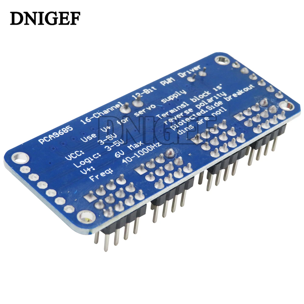 DNIGEF 1 PCS  PCA9685 16 Channel 2 12-bit PWM Servo Motor Driver I2C Module Robot