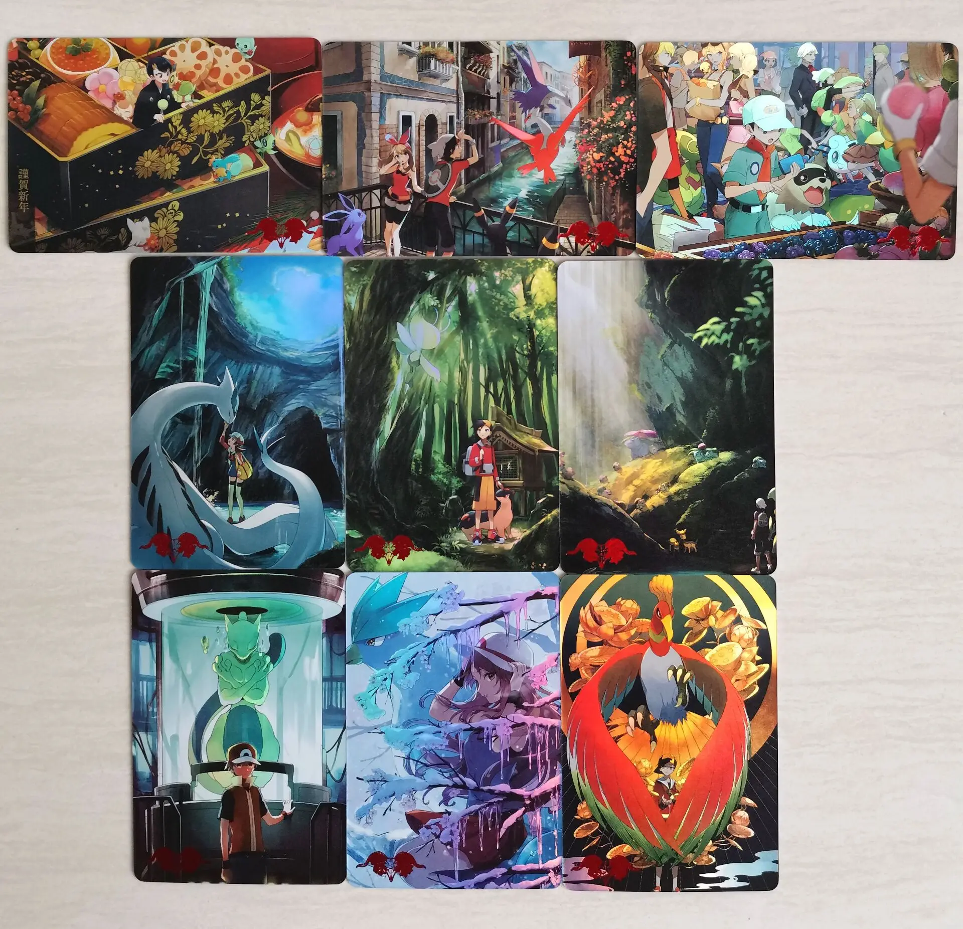 diy-9-pcs-set-pokemon-ptcg-bolso-pikachu-original-aspero-flash-auto-feito-cartao-colecao-anime-brinquedo-presente-colorido-flash