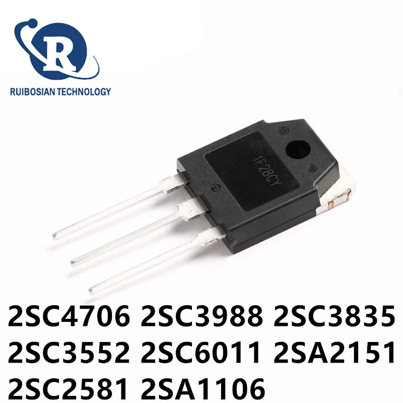 5pcs 2SC4706  C4706  2SC3988 C3988 2SC3552 C3552 2SC3835 C3835 2SC6011 C6011 2SA2151 A2151 2SC2581 C2581 2SA1106 A1106 TO-3P