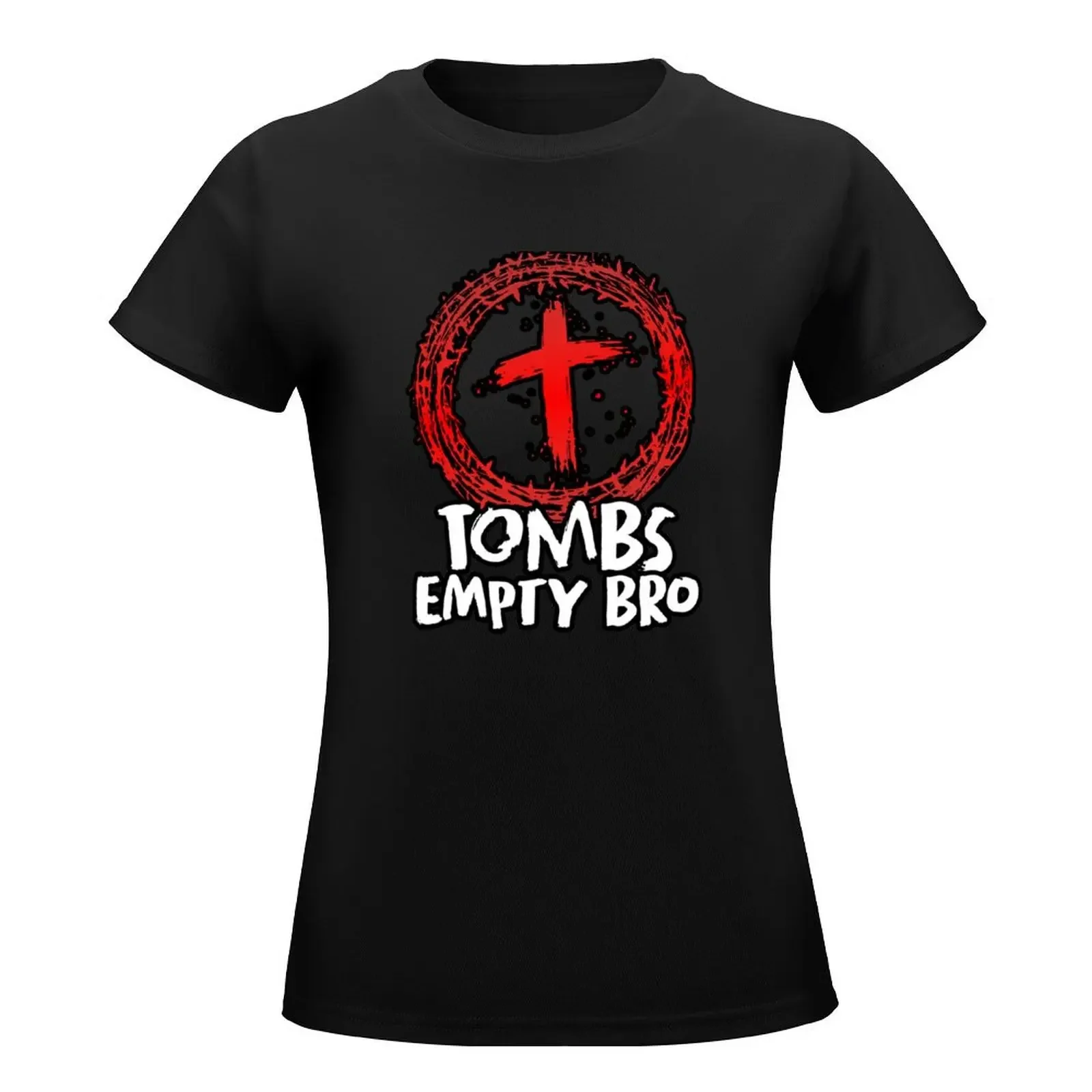 Tombs Empty Bro - Red T-Shirt hippie clothes cute clothes plus size t shirts for Women loose fit