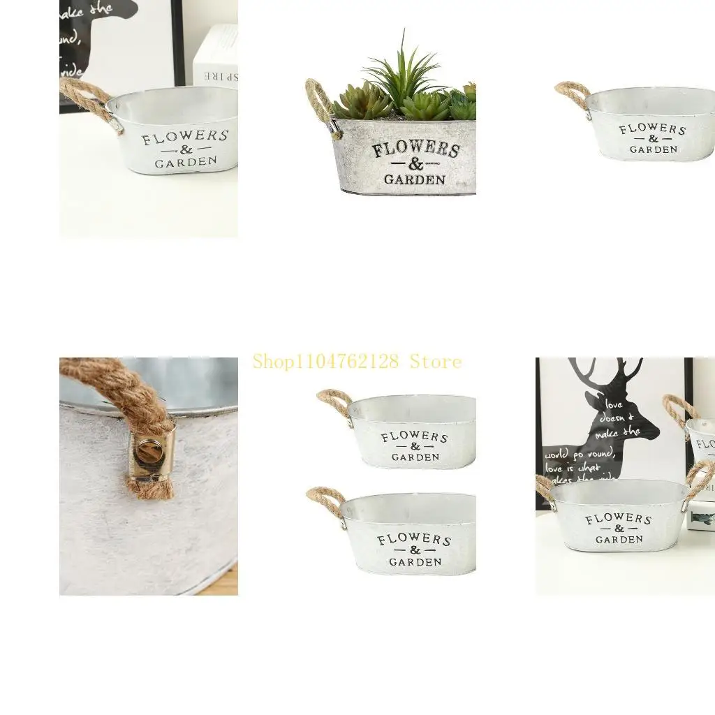 Plant Container Decorations for Table Centerpiece, Shelf or Counter best sale