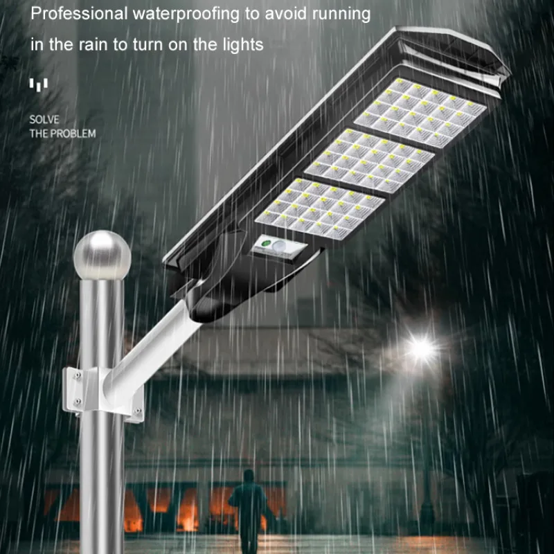 

New solar lights COB garden street lights Home lighting Outdoor waterproof human body induction wall lights Efficient