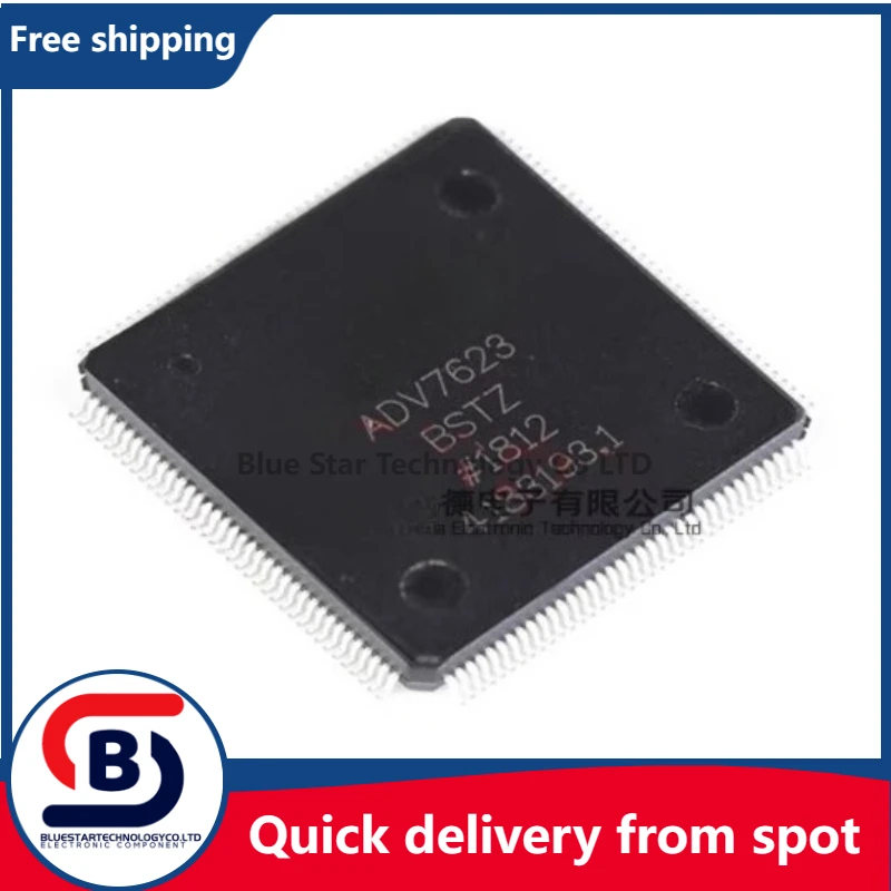 Free Shipping 5pcs-20pcs ADV7623BSTZ ADV7623 QFP-144 New original IC In stock!