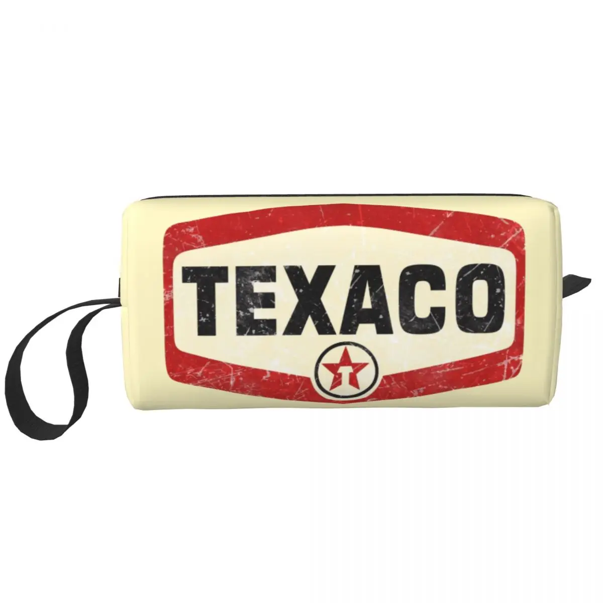 Vintage Texaco Logo Cosmetic Bag Women Cute Large Capacity Makeup Case Beauty Storage Toiletry Bags